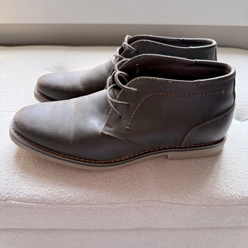 Sonoma dark brown walnut chukka boots size 9